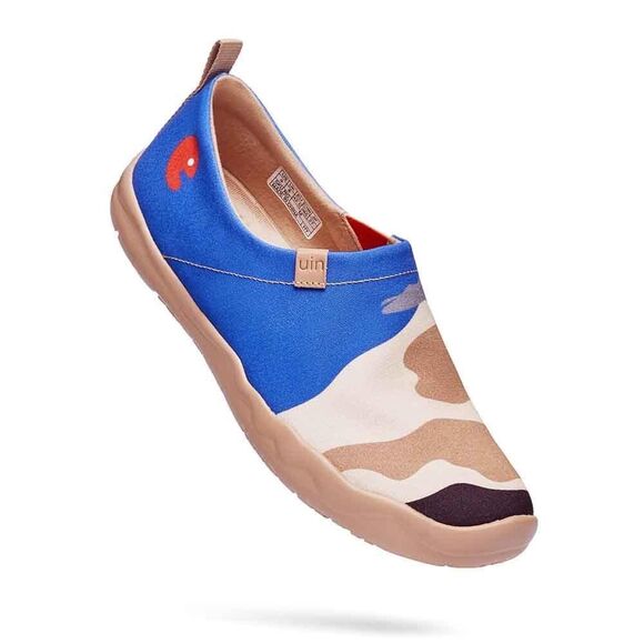 UIN Men's Walking Shoes Slip On Loafers (BLUE CITY) New No Box - Picture 8 of 9